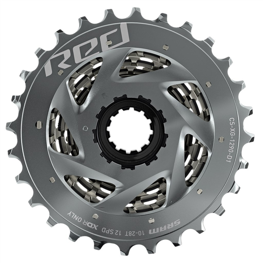 SRAM Cassette XG-1290 Red eTap AXS 12SP silver,10-26t