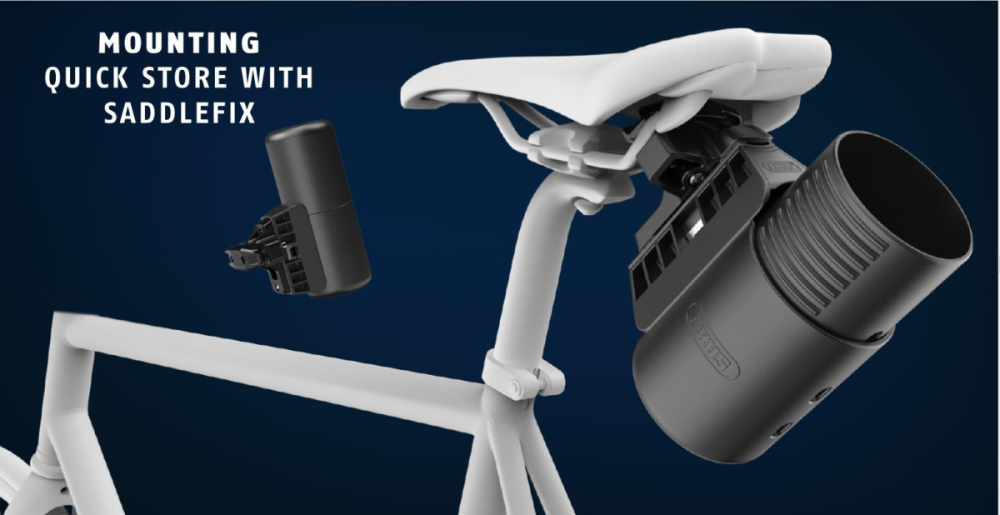 ABUS Quick Store Sattelbefestigung, schwarz