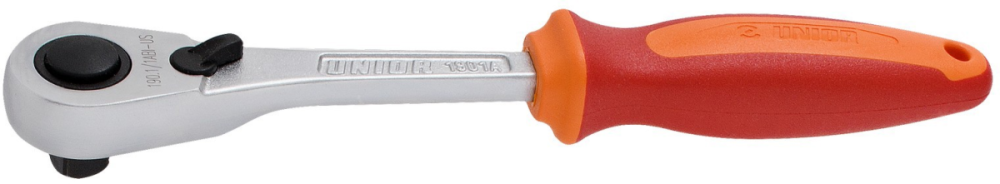 UNIOR Umschaltratsche, verriegelbar, 1/4 Zoll, verriegelbar