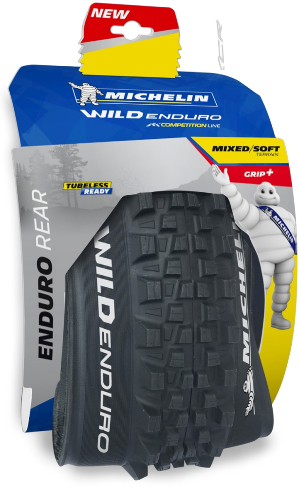 Michelin Wild Enduro Rear Competition Line Gum-X TLR, 27.5x2.6, faltbar, schwarz