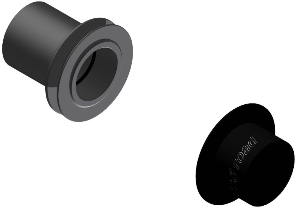 DT Swiss Umrüstkit HR-Nabe 12mm, 12x135mm, Shimano Road