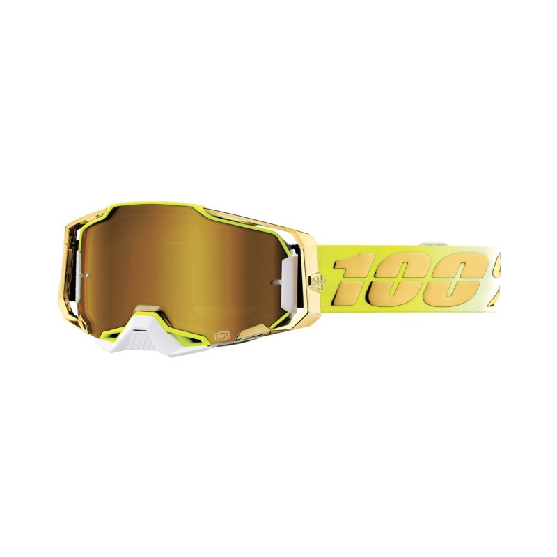 Ride 100% 100% Armega Goggle Feelgood - True Gold Mirror