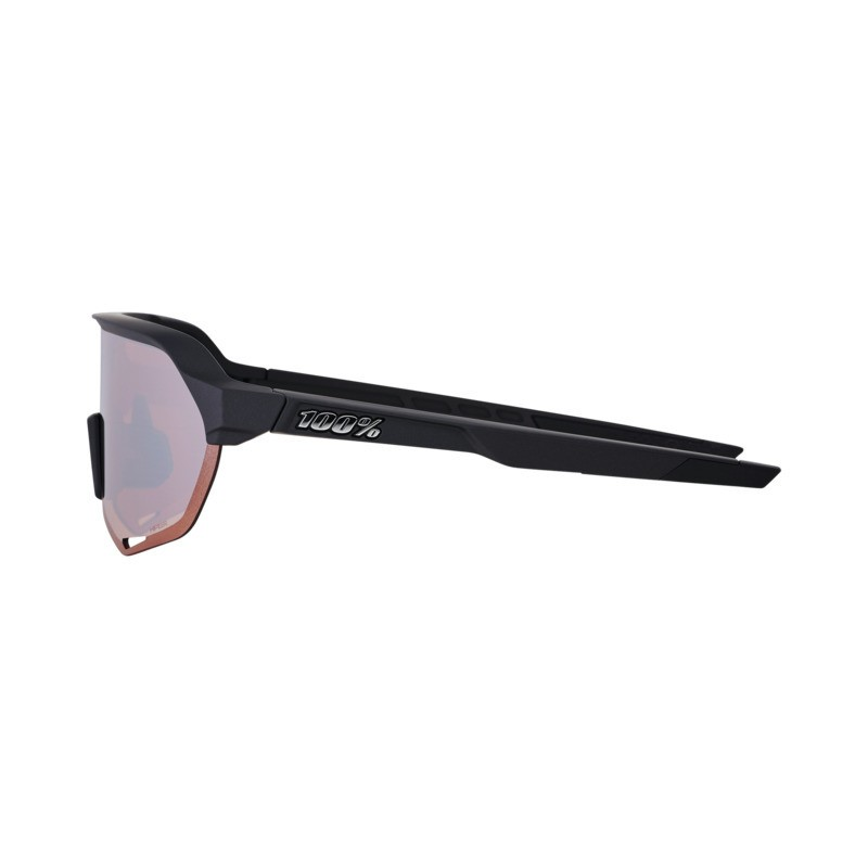 100percent 100% S2 Glases Soft Tact black-HiPER Crimson Silv