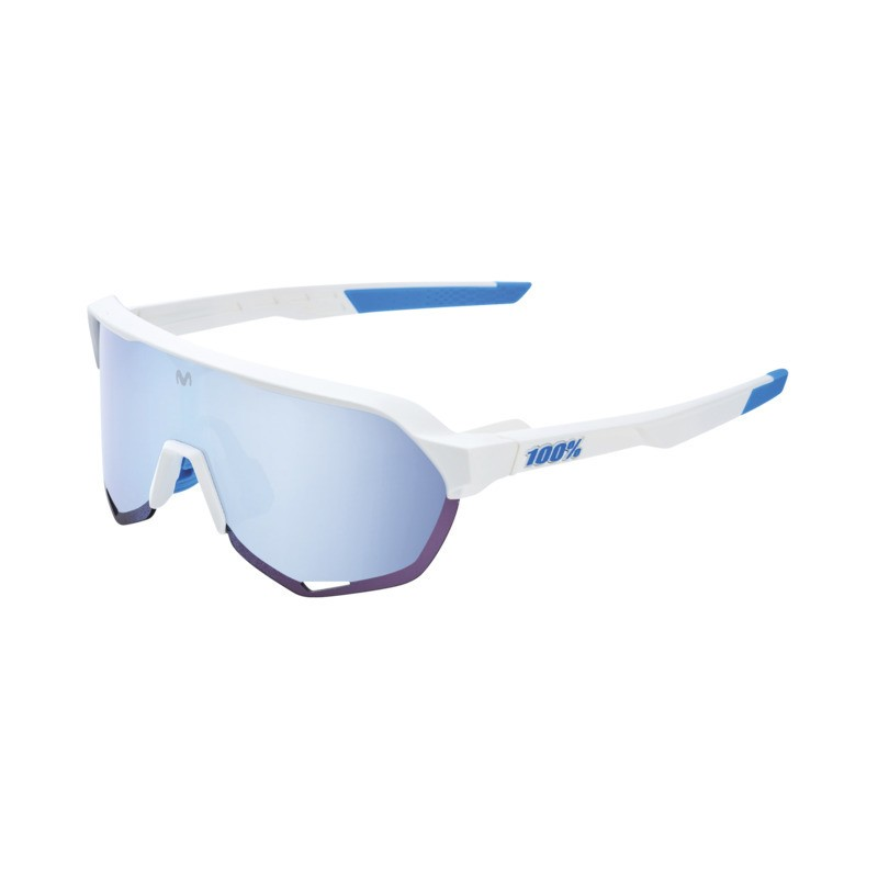 100percent 100% S2 Glases Movistar Team white-HiPER blue ML