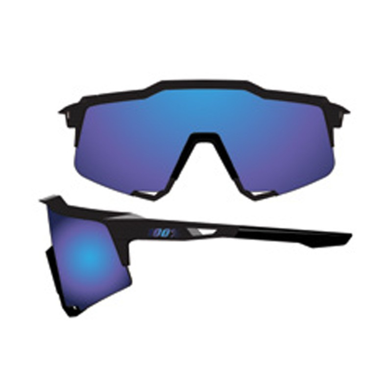 Ride 100% 100% Speedcraft Tall Glases Matte black-HiPER blue