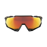 Ride 100% 100% Speedtrap Glases Soft Tact black-HiPER red