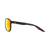 Ride 100% 100% Konnor Glases Soft Tact black-HiPER red ML