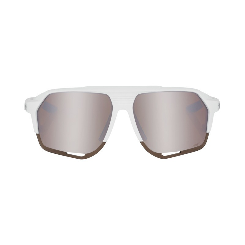 Ride 100% 100% Norvik Glases Soft Tact white-HiPER silver
