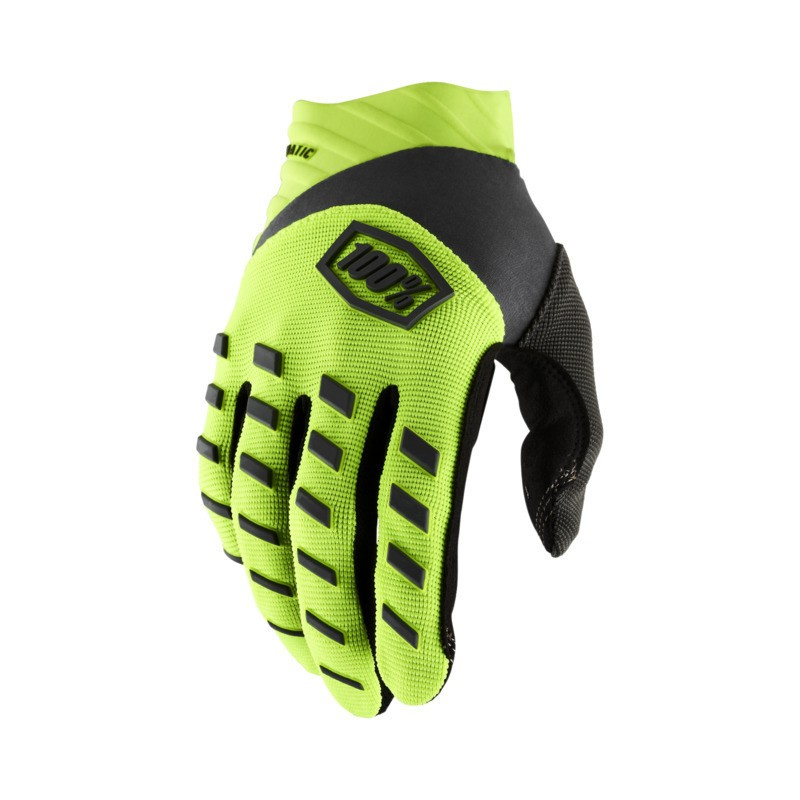 3T 100% Airmatic Gloves Fluo Yellow/Black Yellow, L