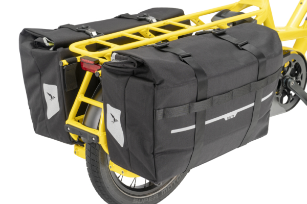 TERN Bikes Tern Packtaschen je 52L, schwarz Zwei extra volumöse Packtaschen für GSD