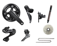 Shimano Ultegra Di2 Gruppe Disc 12-fach, R8100 Serie, 165, 12 speed / 11-30