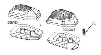 SRAM AXS POD Ultimate Controller Caps