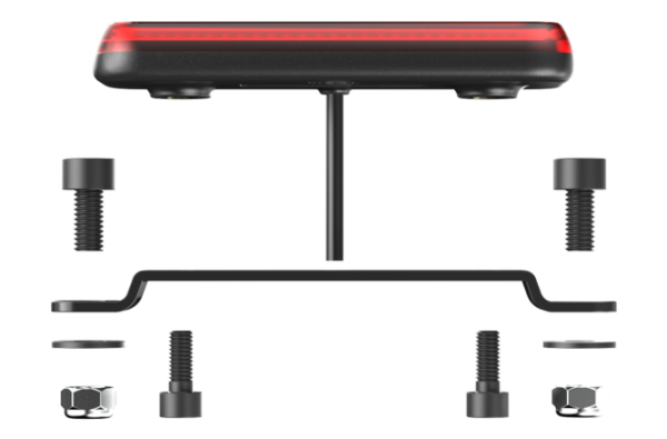 Knog Rücklicht Blinder E RH 50 Gepäckträgermontage 50 und 80mm