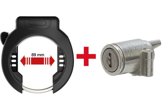 ABUS Rahmenschl. 4750XL & Akkuschl.IT2.1 T82 Bosch2 gleichschliessend schwarz