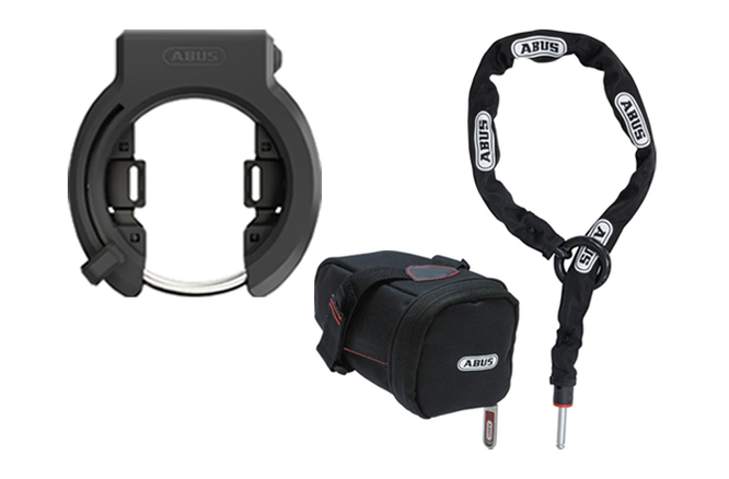 ABUS Rahmenschloss Granit XPlus 6950M NR ohne Halter & Kette 6KS/100 mit Sattelt