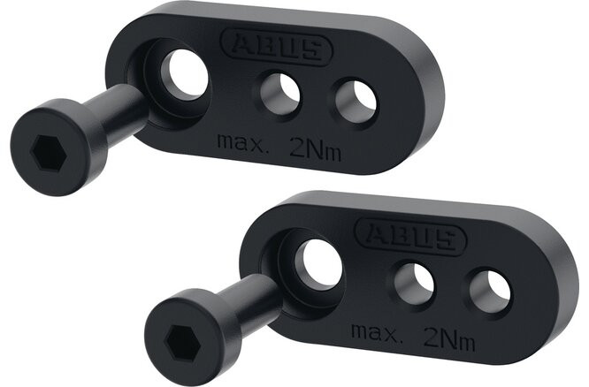 ABUS Adapterplatten zu Rahmenschloss 6950 Set à 20 Stück schwarz