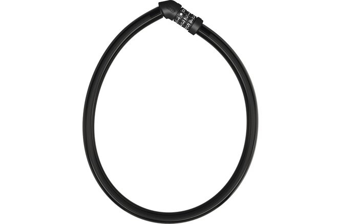 ABUS Kabelschloss 4408C/65 Code ohne Halter schwarz