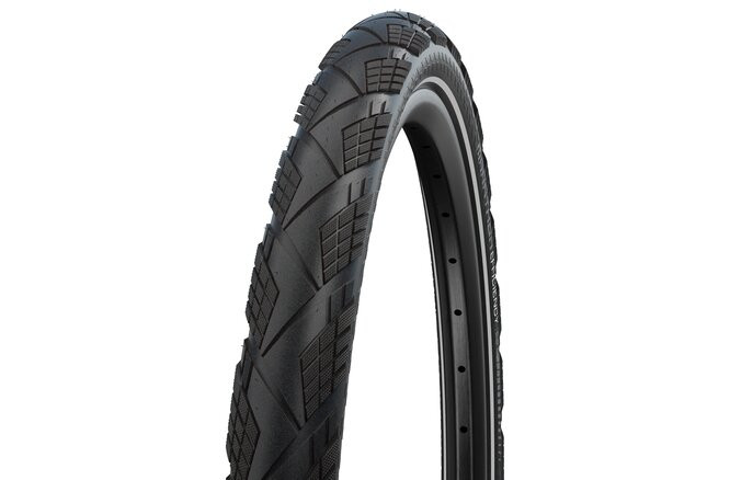 Schwalbe Pneu Marathon Efficiency 27.5x2.35 Falt mit Reflexstreifen black