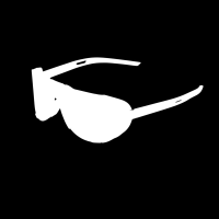 100% Westcraft Brille Matte Black - Smoke