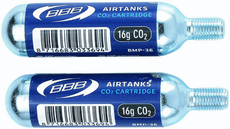 BBB CO² Patrone Road AirTank 16g, 2 Stk.