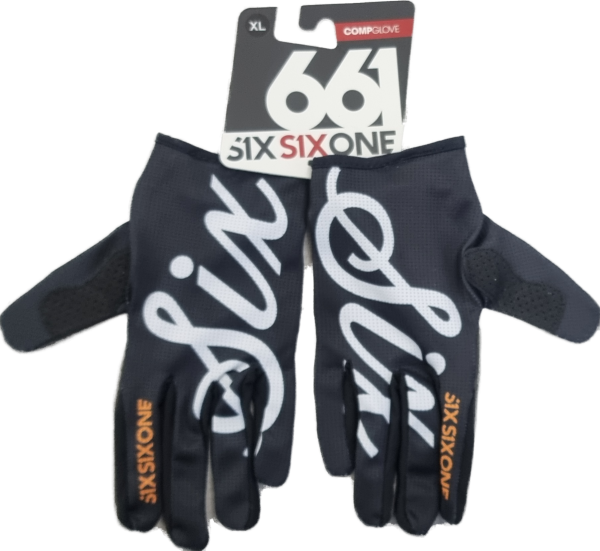 SIXSIXONE Comp Glove Black Script