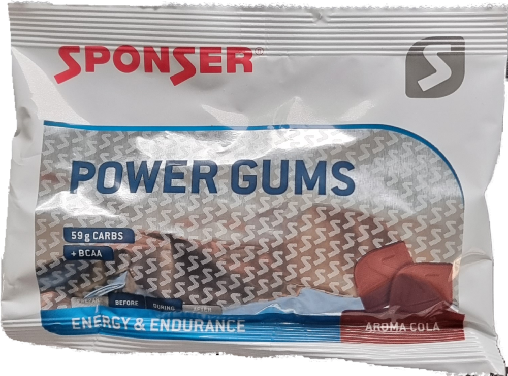 Sponser POWER GUMS, Cola, Display 20 x 75g