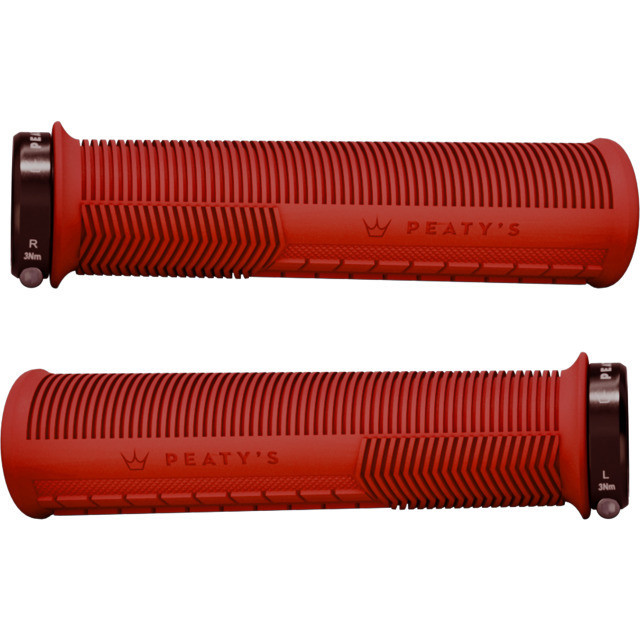 Peaty's Lenkergriffe Monarch Grip Mushroom Thick, Rot