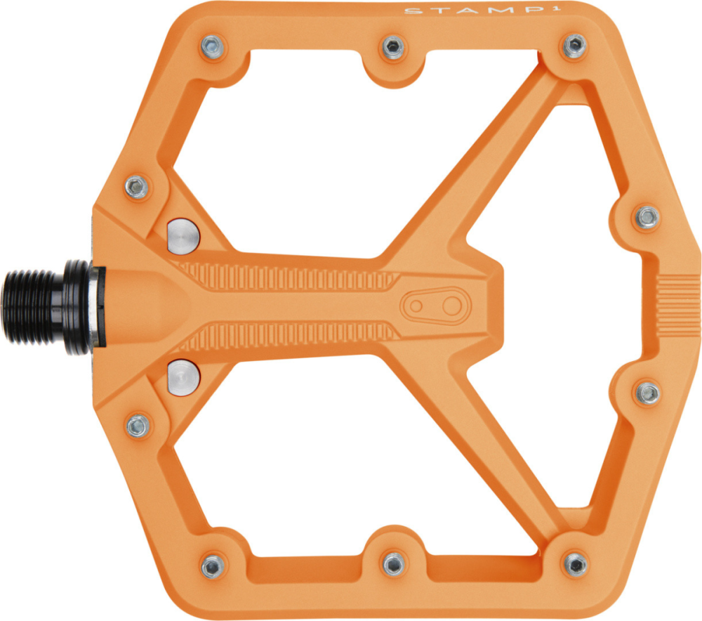 Crankbrothers Pedal Stamp 1 large orange Gen 2