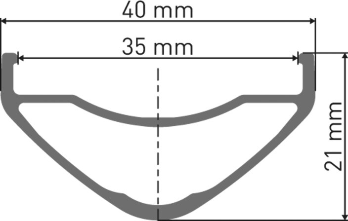 DT Swiss HX 1700 SPLINE Laufrad 29" IS 35 110/15mm