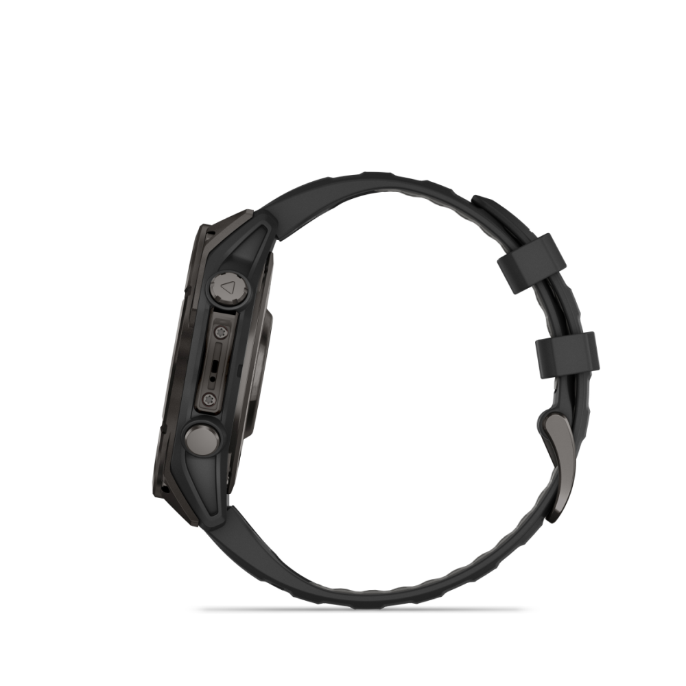 Garmin fēnix® 8 – 51 mm, AMOLED, Sportuhr, Schwarz/Carbongrau
