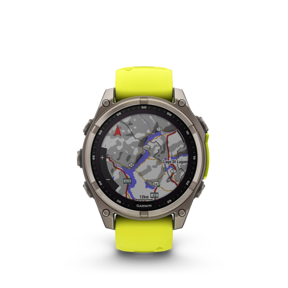 Garmin fēnix® 8 – 47 mm, Solar, Sportuhr, Yellow/Graphit