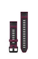 Garmin Quickfit®-Armbänder (20 mm), Merlot/Graphit