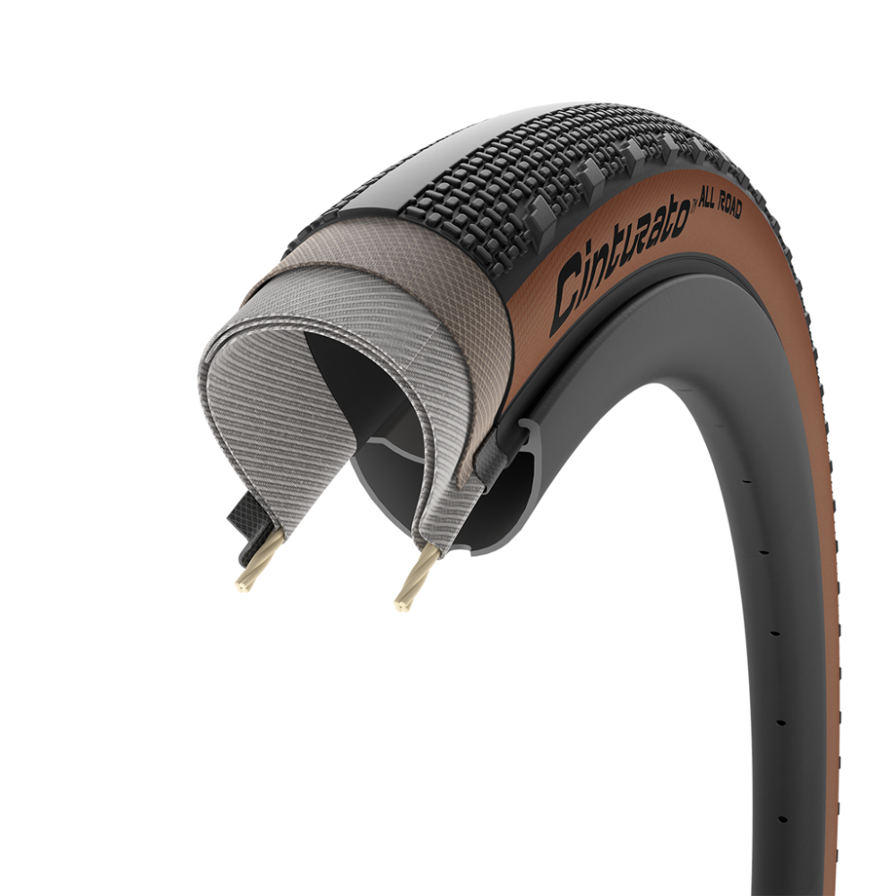 Pirelli Cinturato All Road TLR, black/tan-wall, 50mm