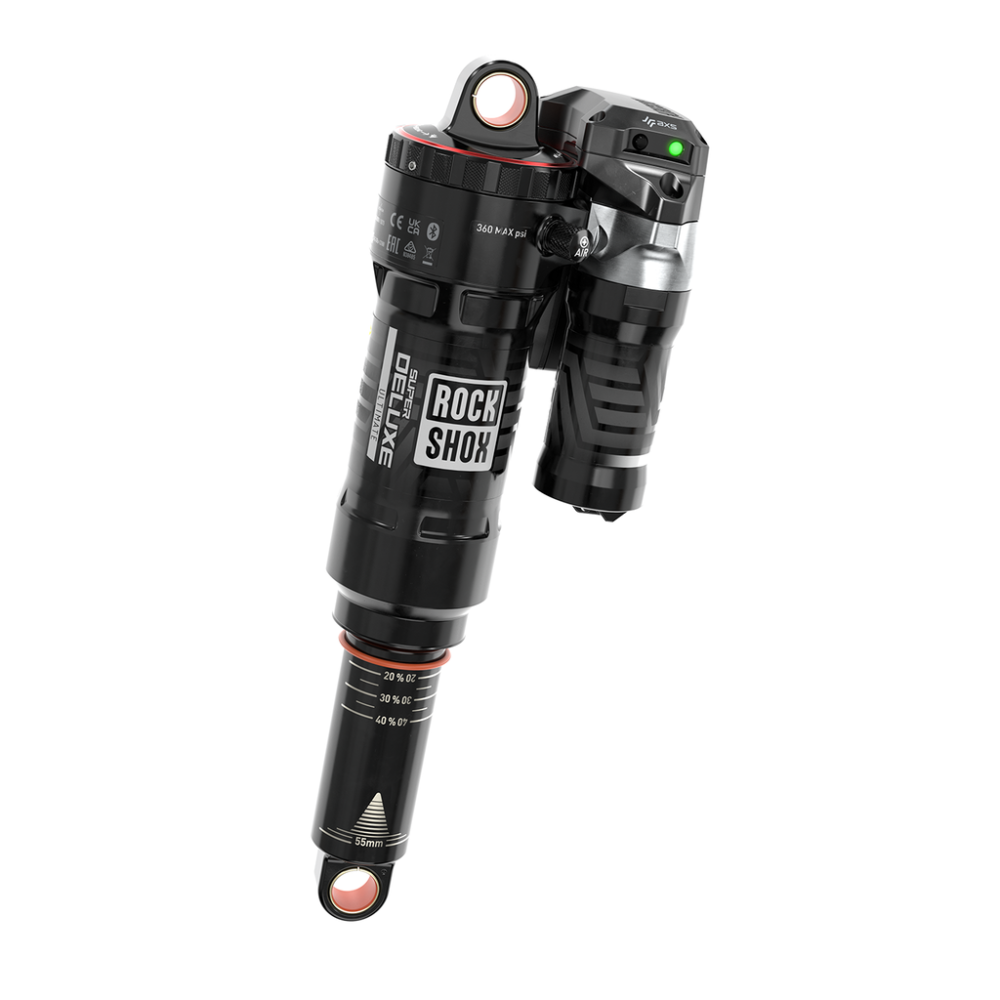 RockShox Rock Shox Rear Shock Super Deluxe Flight Attendant Trek Fuel EX 23+, 185x55, black