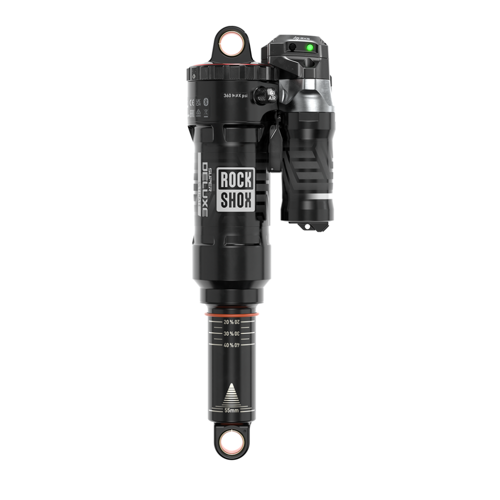 RockShox Rock Shox Rear Shock Super Deluxe Flight Attendant Trek Fuel EX 23+, 185x55, black