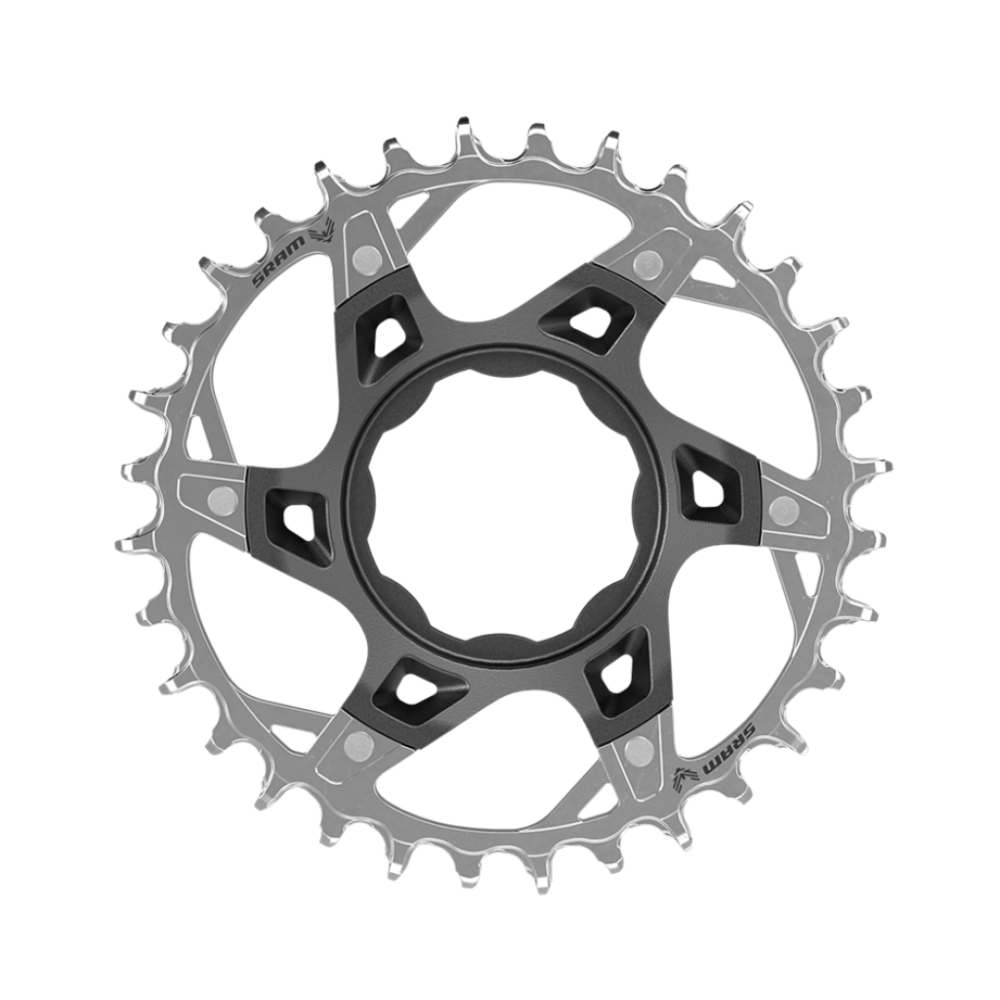 SRAM Chainring XX Eagle AXS Transmission TQ Direct Mount, 34T, black/silver