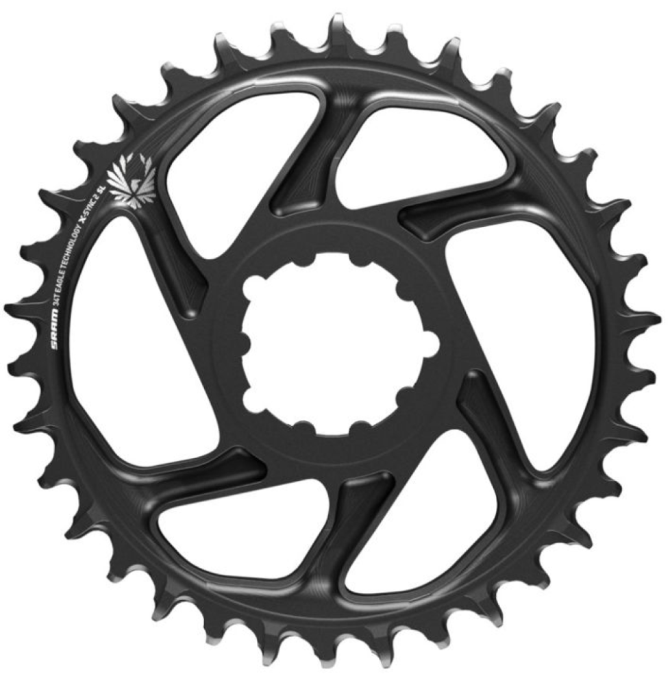 SRAM Chainring Eagle SL X-Sync2 DM 6mm Offset, black, 38