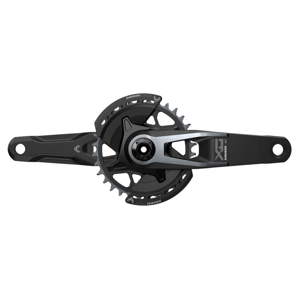 SRAM Crankset X0 Eagle AXS Transmission Q174 MTB Wide DUB, black/silver, 32T, 175