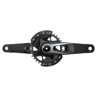 SRAM Crankset X0 Eagle AXS Transmission Q174 MTB Wide DUB, black/silver, 32T, 175