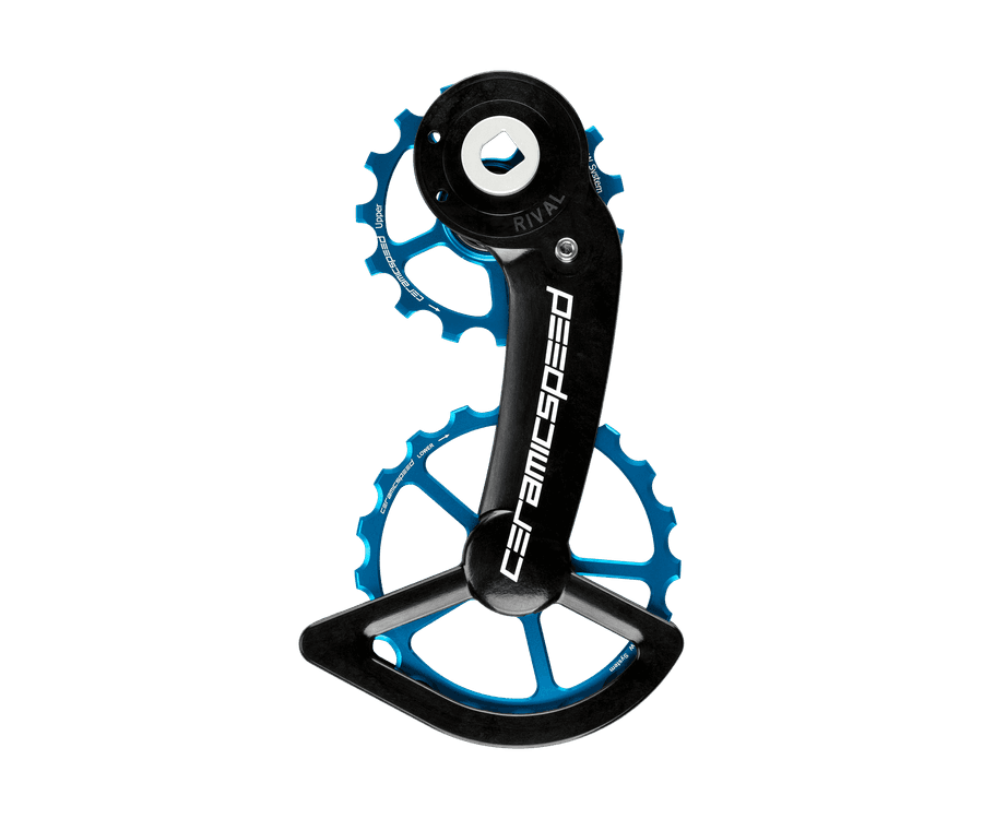 CeramicSpeed OSPW SRAM Rival AXS, Blau