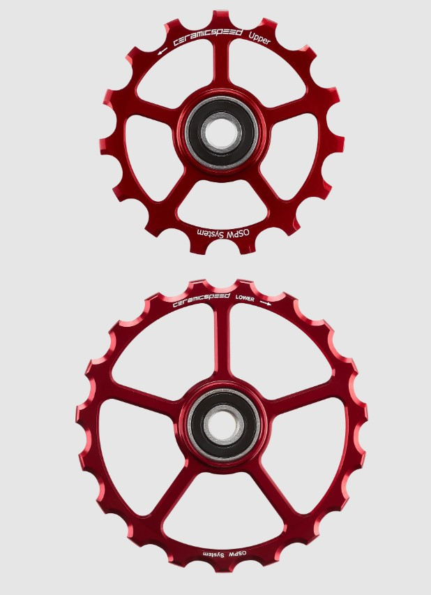 CeramicSpeed OS Pulley Wheels (spare) Coated 15/19 Zähne