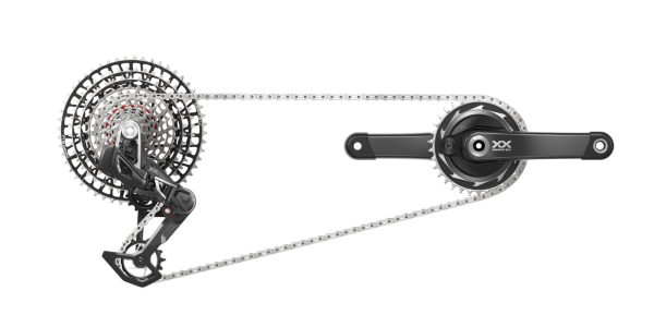 SRAM XX SL Eagle T-Type Powermeter Groupset 175 34Z, RD, Controller, Kette, Kassette