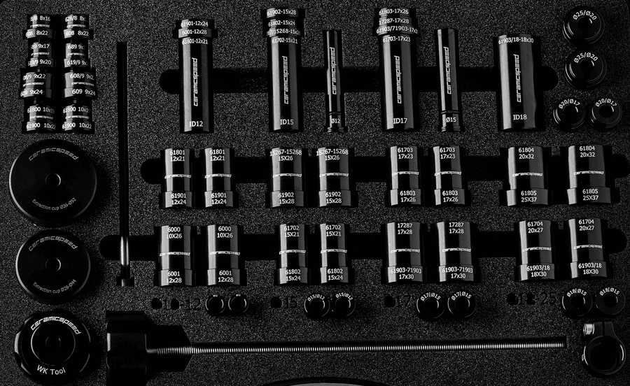 CeramicSpeed Wheel Bearing Press Tool kit