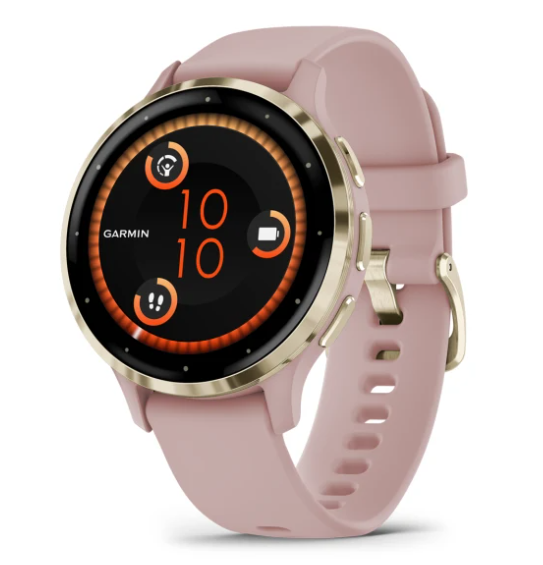 Garmin Venu® 3S, Sportuhr, Dust Rose/Softgold