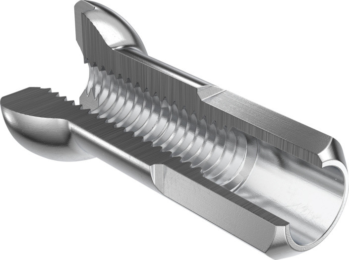 DT Swiss Pro Head Nippel Messing 2.34/14mm, silber, 100 Stk.