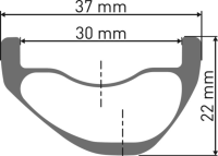 DT Swiss EXC 1200 CLASSIC Laufrad 27.5" CL 30 157/12mm MS XD DEG 90