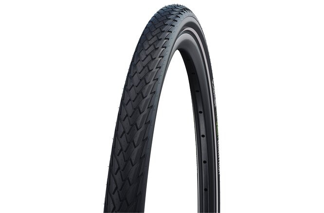Schwalbe Pneu Green Marathon 700C GG Starr mit Reflexstreifen black, 25mm