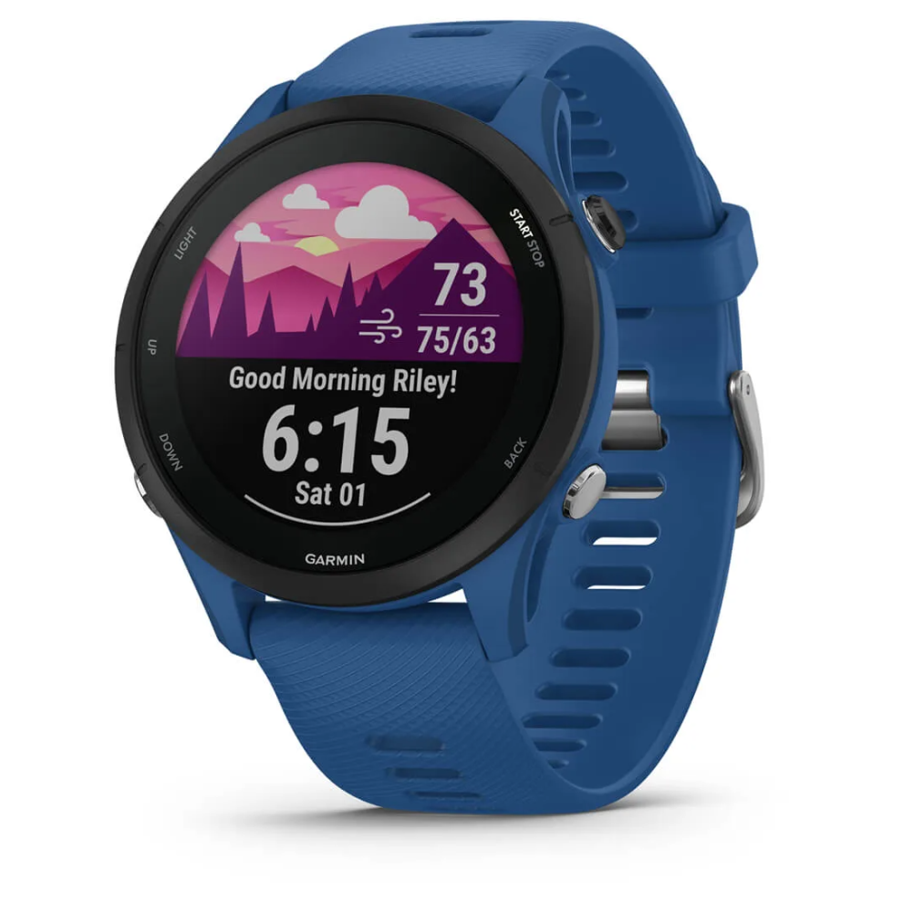Garmin Forerunner® 255, Sportuhr, Dunkelblau/Schwarz