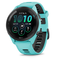 Garmin Forerunner® 265 Music, Sportuhr, Aqua Blue