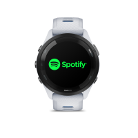 Garmin Forerunner 265S Music, Sportuhr, Weiss